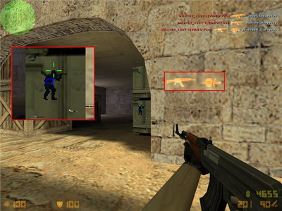 Wallhack - видно сквозь стены (чит для CS 1.6)